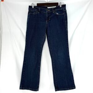 DKNY Ludlow Petite Straight Leg Jeans | Size 10P | Dark Wash